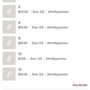 Bundle 2 @thriftyspinster